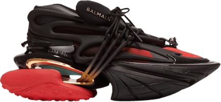 Balmain Unicorn Low 'Black Red' AM1VJ309TNCS-EGU Balmain Unicorn Low 'Black Red' AM1VJ309TNCS-EGU