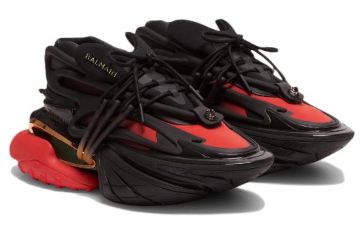 Lookbook Balmain Unicorn Low 'Black Red' AM1VJ309TNCS-EGU