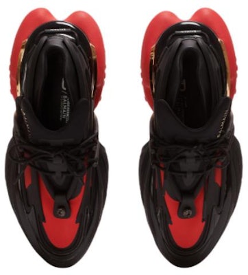 Balmain Unicorn Low 'Black Red' AM1VJ309TNCS-EGU Lookbook Balmain Unicorn Low 'Black Red' AM1VJ309TNCS-EGU