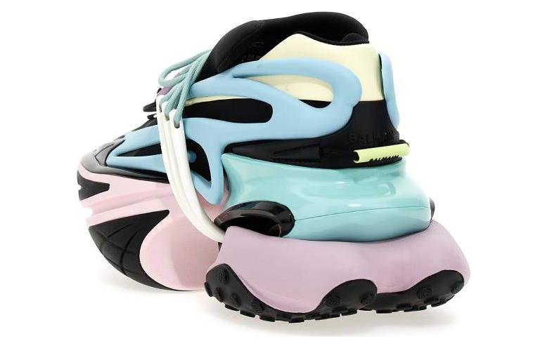 Lookbook Balmain Unicorn Low 'Pelbagai Warna' BM1VJ309KMUSEAH