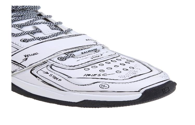 Balmain VM1C255LCHP 'White/Black' 圖 5