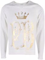 Order BALMAIN 白色印花圖案長袖衛衣。 HP67241S-A7283-003