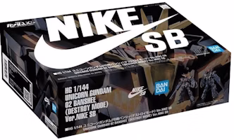 Bandai Gundam x Nike SB Unicorn 02 Banshee (Destroy Mode) (1/144 Scale) HG Model Kit Action Figure Bandai Gundam x Nike SB Unicorn 02 Banshee (Destroy Mode) (1/144 Scale) HG Model Kit Action Figure