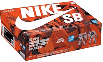 Bandai Gundam x Nike SB Unicorn (Destroy Mode) (1/144 Scale) HG Model Kit Action Figure Bandai Gundam x Nike SB Unicorn (Destroy Mode) (1/144 Scale) HG Model Kit Action Figure