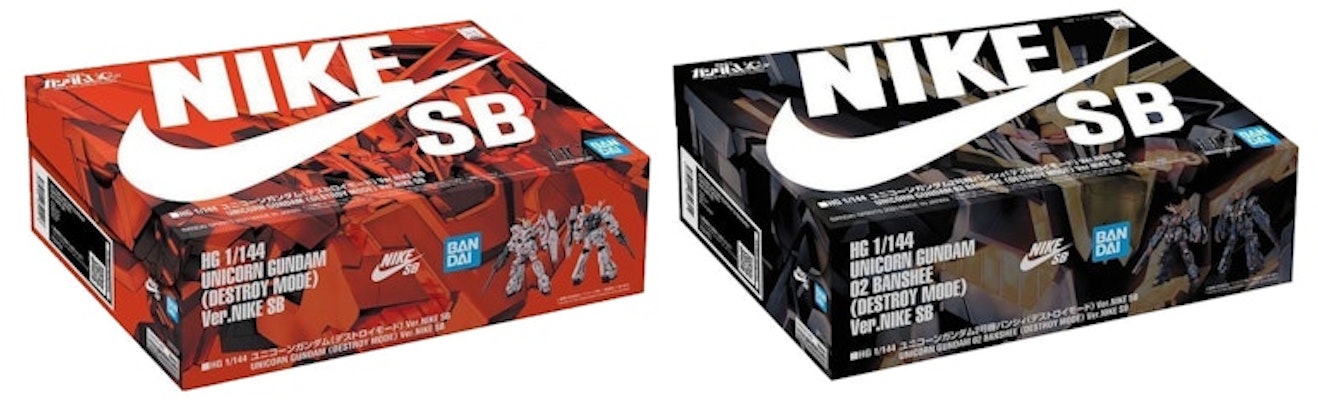 Bandai Gundam x Nike SB Unicorn (Destroy Mode) (1/144 Scale) Model Kit Action Figure Set Buy Bandai Gundam x Nike SB Unicorn (Destroy Mode) (1/144 Scale) Model Kit Action Figure Set