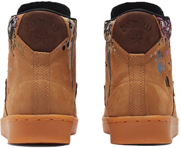 バンドゥールー x コンバース プロレザー ハイ 'ペイントスプラッター - フラックス' 169908C Shop バンドゥールー x コンバース プロレザー ハイ 'ペイントスプラッター - フラックス' 169908C