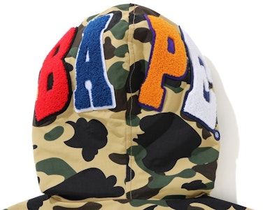 BAPE 1st Camo 2nd Ape Full Zip Hoodie Jaket Kuning Lookbook BAPE 1st Camo 2nd Ape Full Zip Hoodie Jaket Kuning