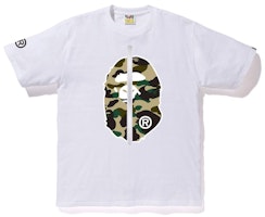 BAPE 1st Camo 2nd Ape Tee White/Yellow