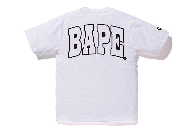 Order BAPE首款迷彩第二代猿人T恤 白/黄