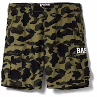 Bape 1st Camo 6 Pockets Shorts Green Bape 1st Camo 6 Pockets Shorts Green