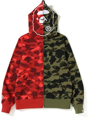 Bape 1st Camo Ape Hoodie Full Zip Hijau Buy Bape 1st Camo Ape Hoodie Full Zip Hijau