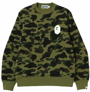 BAPE第一迷彩猿人头圆领卫衣'绿色' Buy BAPE第一迷彩猿人头圆领卫衣'绿色'