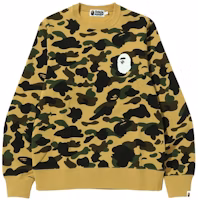 BAPE 1st Camo Ape Head Crewneck 'Yellow' BAPE 1st Camo Ape Head Crewneck 'Yellow'