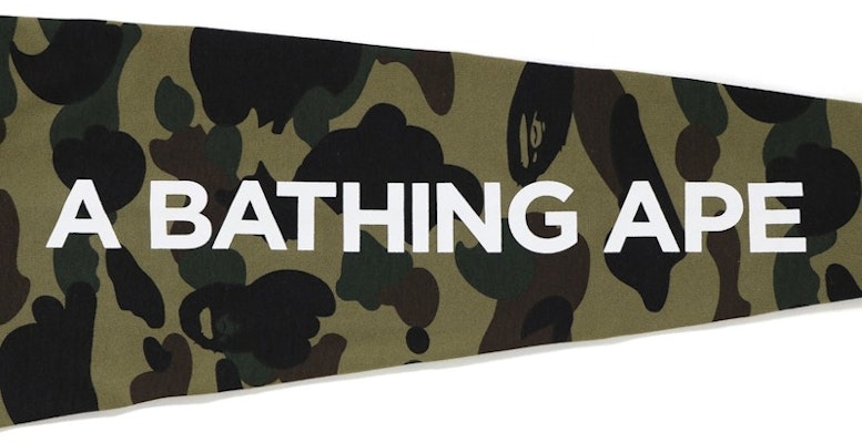 Bape 第一代迷彩猿人頭層次長袖T恤 白色 Order Bape 第一代迷彩猿人頭層次長袖T恤 白色