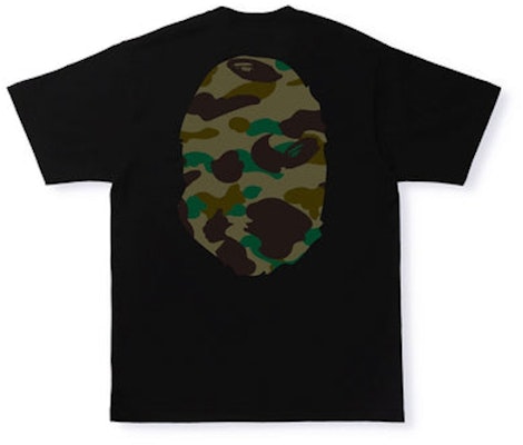 BAPE 1st Camo Big Ape Head Tee Black/Green Order BAPE 1st Camo Big Ape Head Tee Black/Green