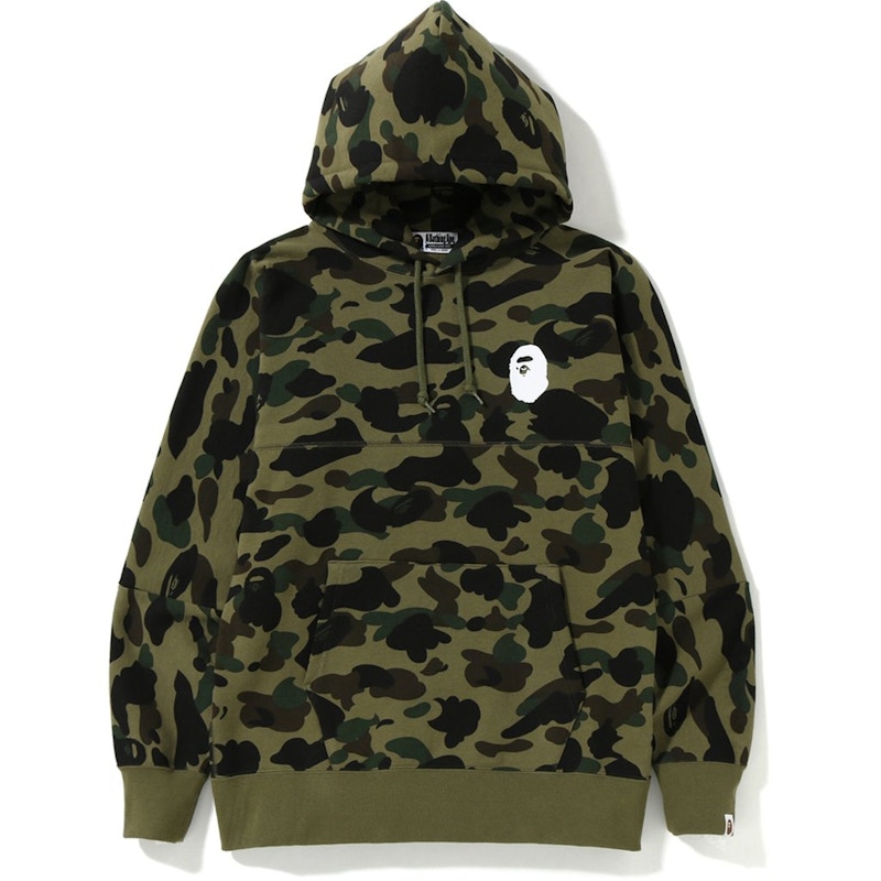 Buy Hoodie Bape Camo Pertama Logo Besar Hijau