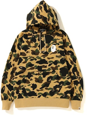 Bape 1st Camo Logo Besar Hoodie Kuning Pullover Lelap Buy Bape 1st Camo Logo Besar Hoodie Kuning Pullover Lelap