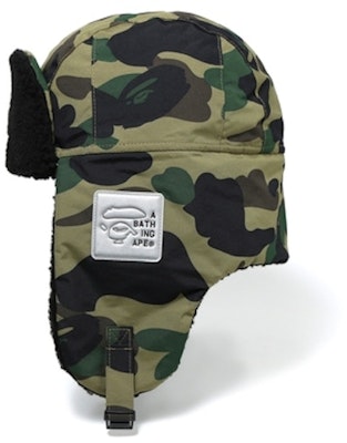 Bape 1st Camo Boa Trooper Cap Green Order Bape 1st Camo Boa Trooper Cap Green