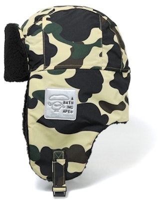 Bape 1st Camo Boa Trooper Cap Yellow Order Bape 1st Camo Boa Trooper Cap Yellow