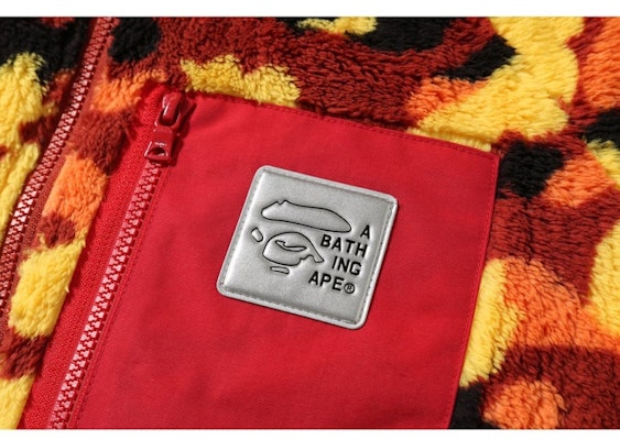 Bape 1st Camo Boa Wide Full Zip Hoodie Orange Order Bape 1st Camo Boa Wide Full Zip Hoodie Orange