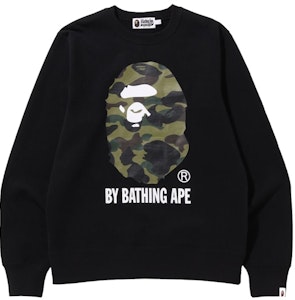 BAPE猿人头黑色迷彩圆领卫衣 Buy BAPE猿人头黑色迷彩圆领卫衣