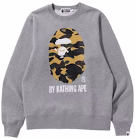 BAPE 1st Camo By Bathing Ape Crewneck Gray BAPE 1st Camo By Bathing Ape Crewneck Gray