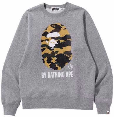 BAPE 1st Camo By Bathing Ape Crewneck Gray Buy BAPE 1st Camo By Bathing Ape Crewneck Gray