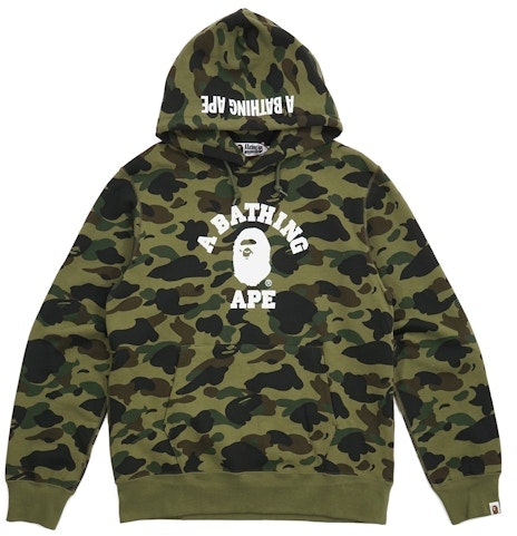 bape-1st-camo-college-logo-pullover-hoodie-green