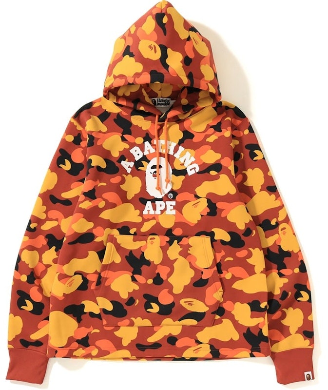 bape-1st-camo-college-wide-pullover-hoodie-orange