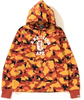 Bape Sudadera con Capucha Ancha 1st Camo College Naranja. Buy Bape Sudadera con Capucha Ancha 1st Camo College Naranja.