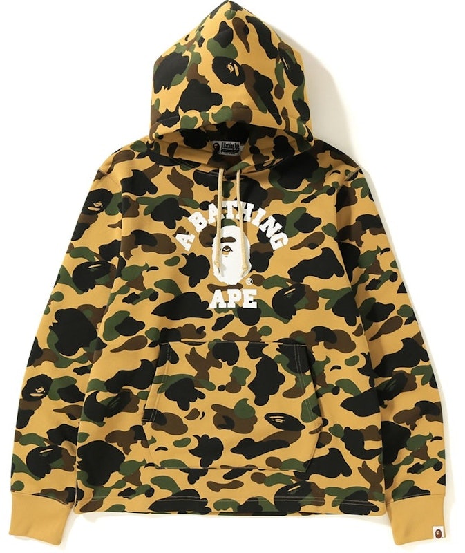 bape-1st-camo-college-wide-pullover-hoodie-yellow