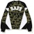 Bape 1st Camo Color Block Crewneck Green
