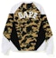 Order Bape 1st Camo Blok Warna Crewneck Kuning