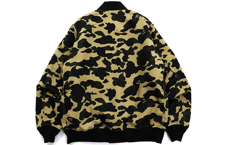 BAPE 1st Camo Nylon Twill MA-1 Camouflage Pilot Jacket . 1H80-140-015 圖 3