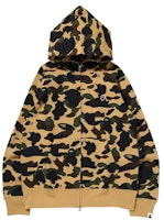BAPE 第一代迷彩一体式全拉链连帽衫 '黄色' Buy BAPE 第一代迷彩一体式全拉链连帽衫 '黄色'