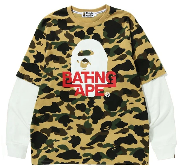 bape-1st-camo-relaxed-fit-layered-l-s-tee-yellow