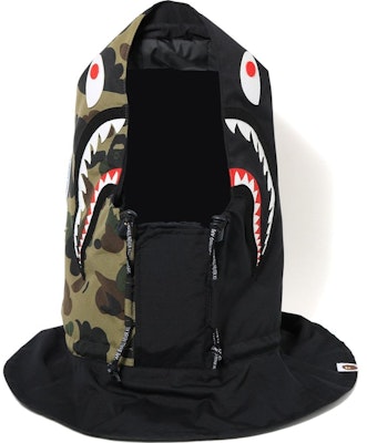 Bape 1st Camo Shark Face Mask Green Buy Bape 1st Camo Shark Face Mask Green