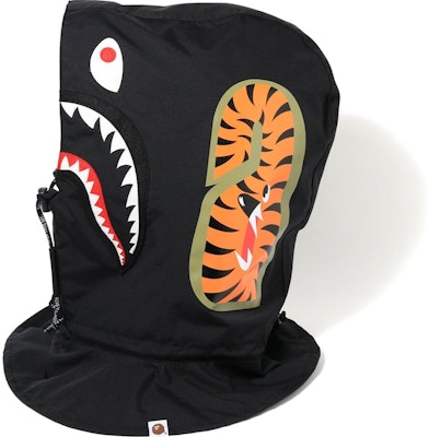 Bape 1st Camo Shark Face Mask Green Lookbook Bape 1st Camo Shark Face Mask Green