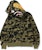 BAPE 1st Camo Shark Full Zip Hoodie Green