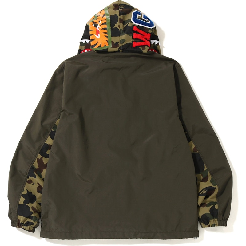 Lookbook Bape 1st Camo Hoodie Hiu Jaket Hijau