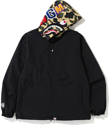 Bape 1st Camo Shark Hoodie Jacket Yellow Buy Bape 1st Camo Shark Hoodie Jacket Yellow