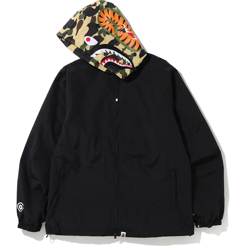 Order Bape 第一代迷彩鯊魚連帽外套 黃色
