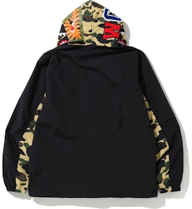 Bape 1st Camo Shark Hoodie Jacket Yellow Lookbook Bape 1st Camo Shark Hoodie Jacket Yellow