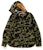 Bape 1st Camo Shark Hoodie Shirt Green