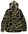Bape 1st Camo Shark Hoodie Shirt Green