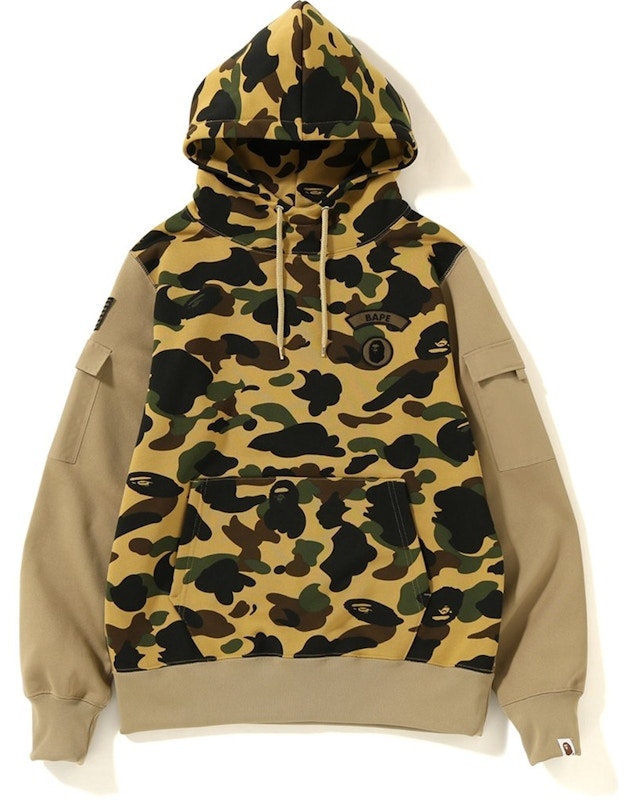 bape-1st-camo-sleeve-pocket-pullover-hoodie-yellow