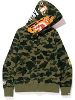 BAPE 1st Camo Tiger Full Zip Hoodie Green BAPE 1st Camo Tiger Full Zip Hoodie Green
