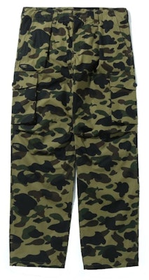 BAPE 1st Camo Wide Fit 6 Pocket Pants 'Green' Buy BAPE 1st Camo Wide Fit 6 Pocket Pants 'Green'
