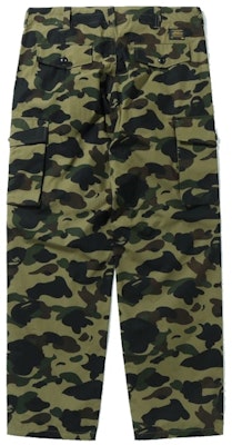 BAPE 1st Camo Wide Fit 6 Pocket Pants 'Green' Order BAPE 1st Camo Wide Fit 6 Pocket Pants 'Green'