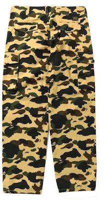 BAPE 1st Camo Wide Fit 6 Pocket Pants 'Yellow' Order BAPE 1st Camo Wide Fit 6 Pocket Pants 'Yellow'
